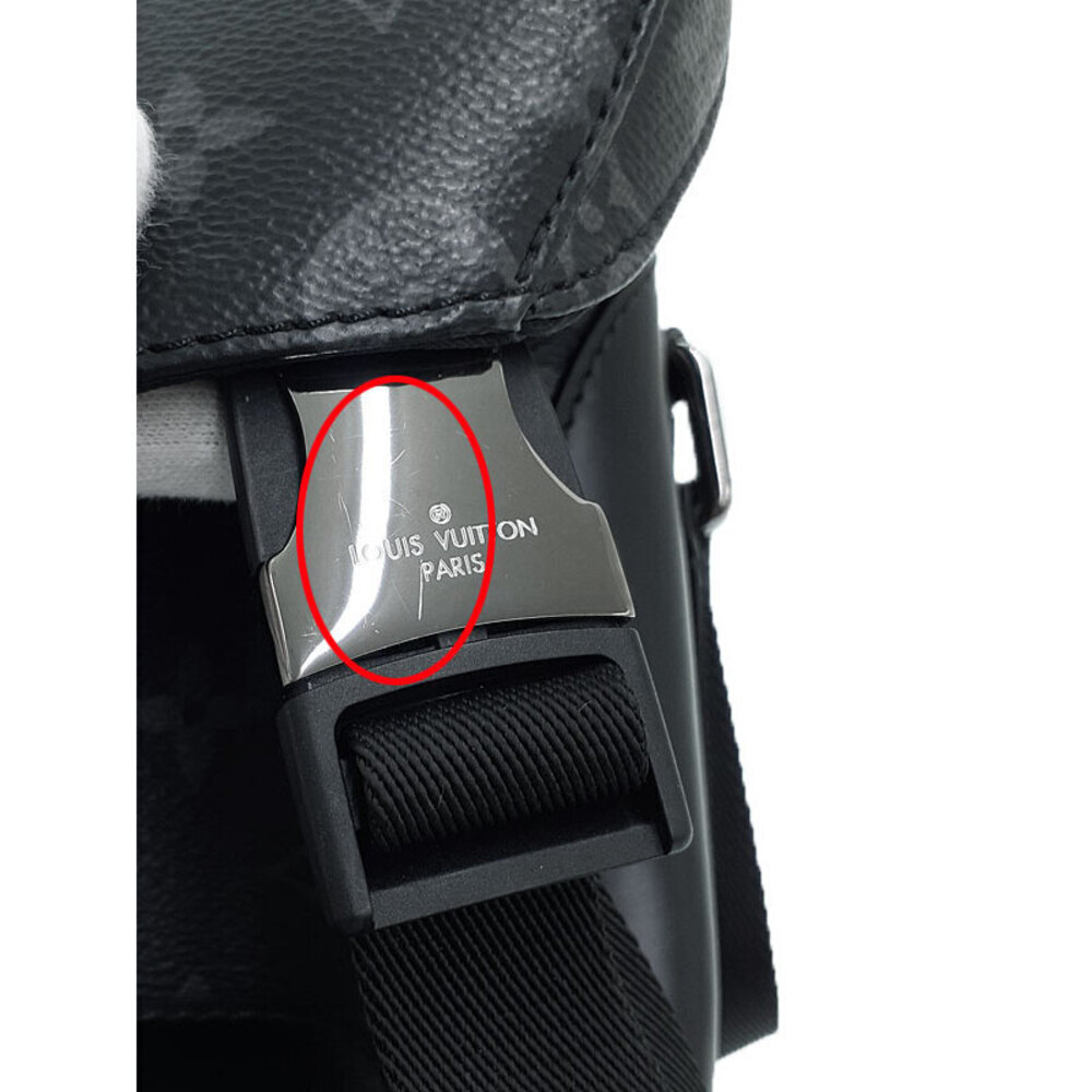 Louis Vuitton Monogram Eclipse Black Messenger Voyage Shoulder Bag - Picture 6 of 8